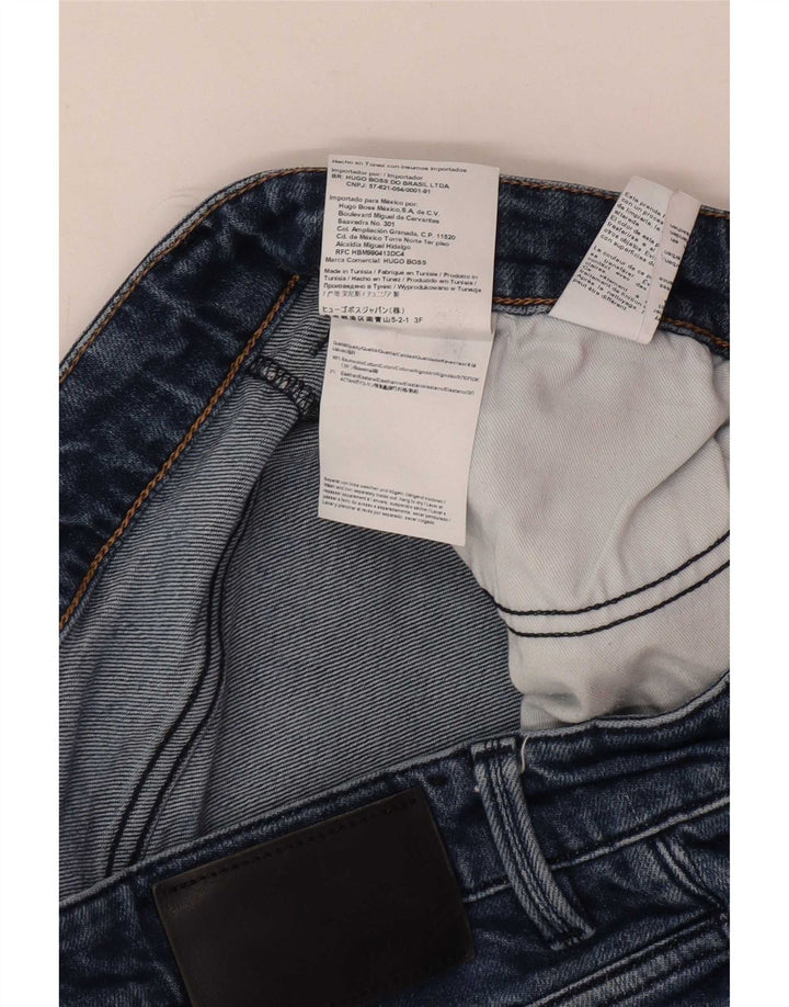Jeans slim da uomo Hugo Boss W36 L32 cotone blu