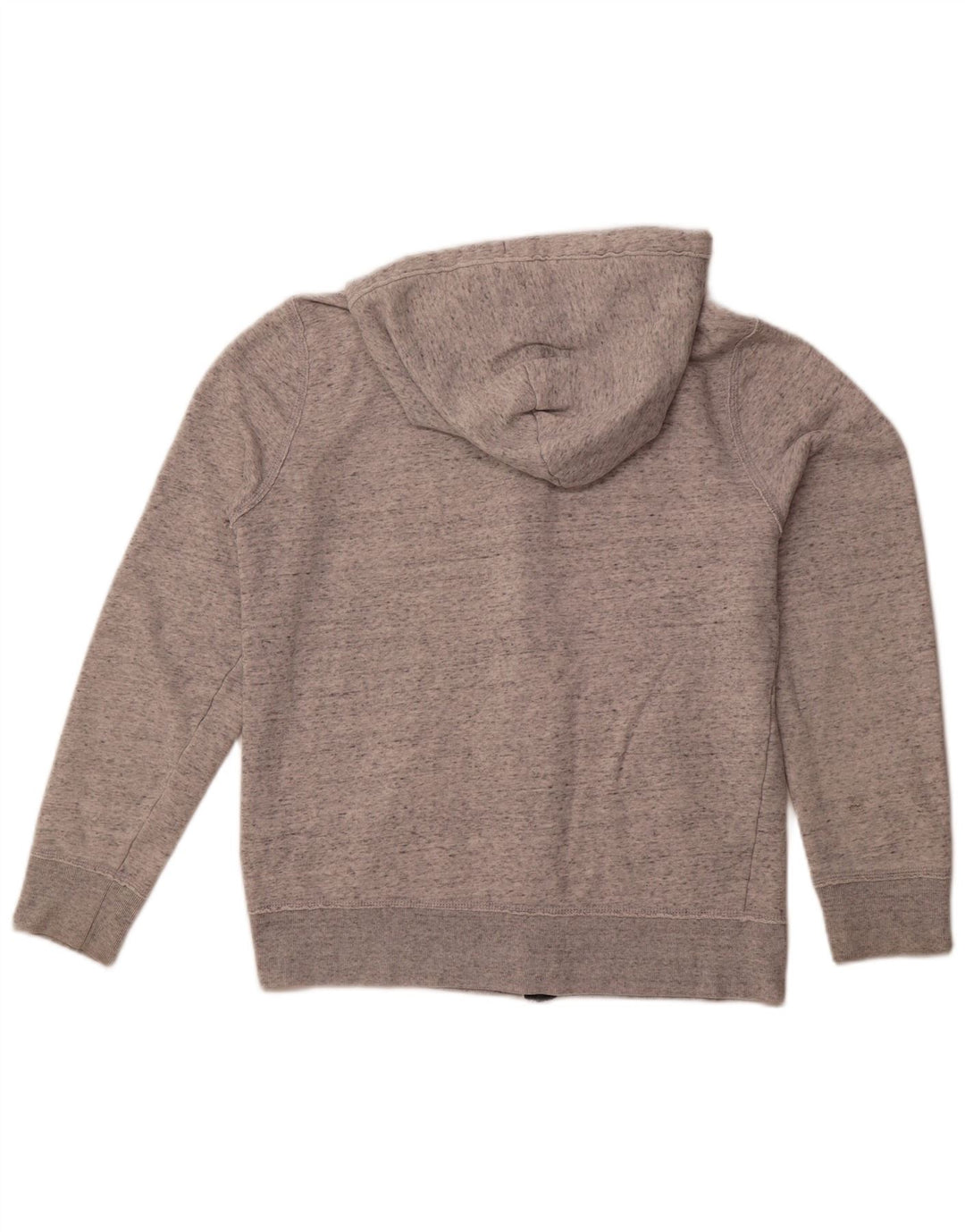 Maglione con cappuccio e zip da uomo HOLLISTER piccolo in cotone chiazzato grigio