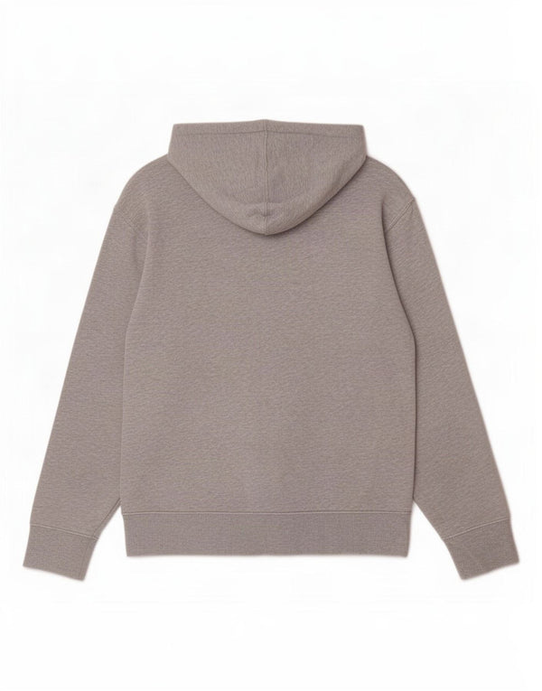 Maglione con cappuccio grafico da uomo New Balance in cotone grigio medio