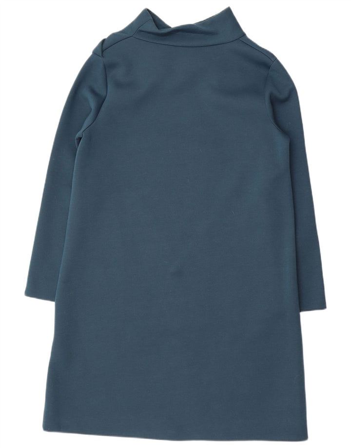 Cos Abito a trapezio da donna vestibilità comoda UK 8 Small Blu Poliestere