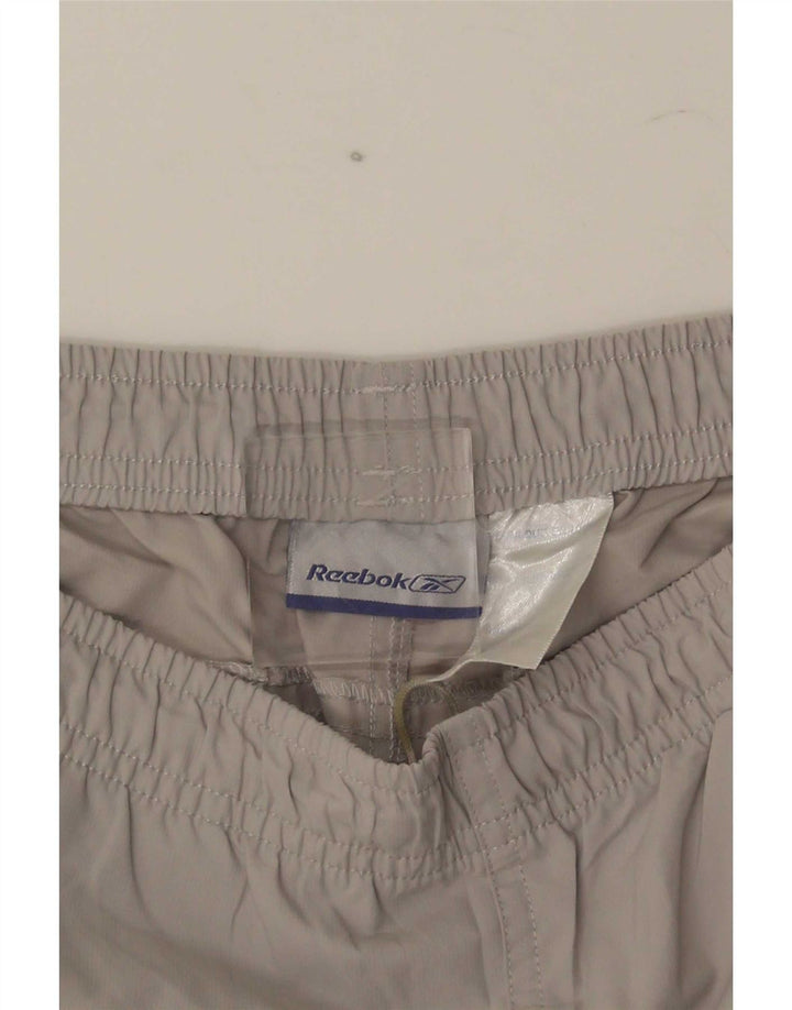 Pantaloncini sportivi Reebok da uomo di colore grigio medio