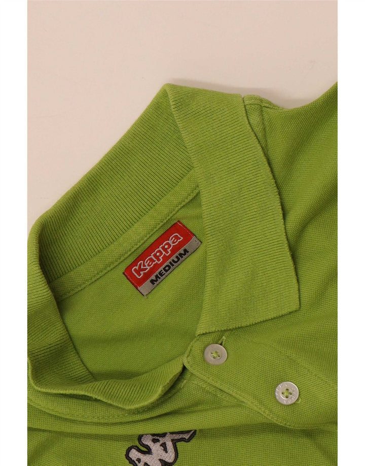 Polo Kappa da uomo verde medio
