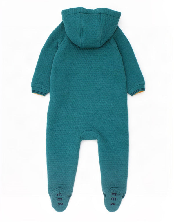 Ted Baker Tutina con cappuccio per neonato 9-12 mesi in cotone verde