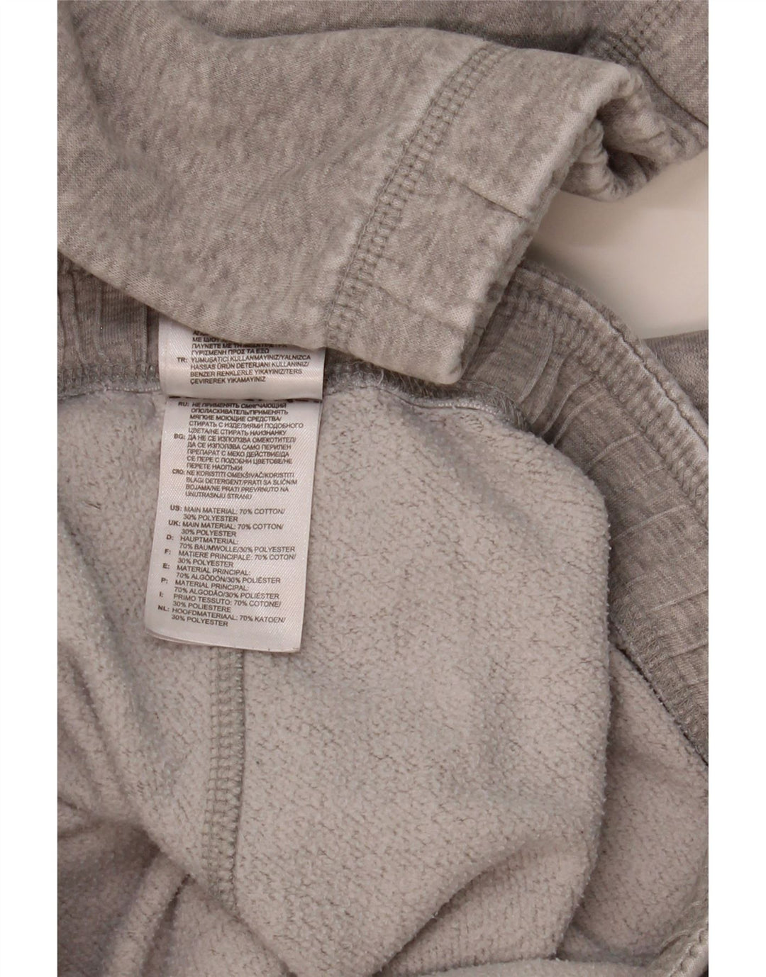 Pantaloni da tuta da uomo Adidas Joggers grandi in cotone grigio