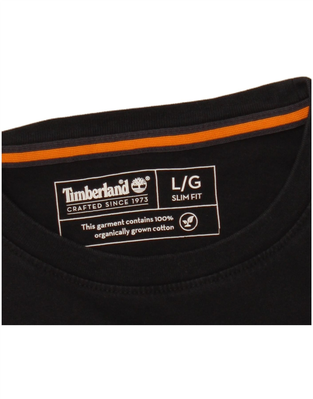 T-shirt da uomo slim fit Timberland grande nera