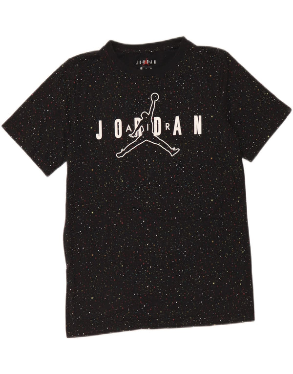 T-shirt grafica Jordan da bambino, 13-14 anni, XL, nera maculata