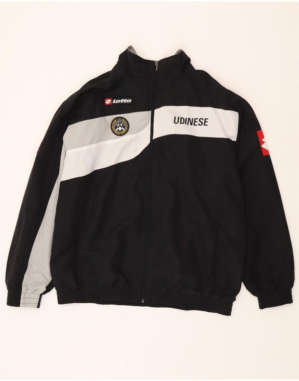 Giacca da tuta da uomo Lotto Udinese Calcio 2XL Colore nero