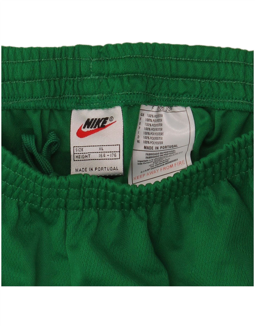 Pantaloncini sportivi Nike da bambino 13-14 anni XL verde poliestere