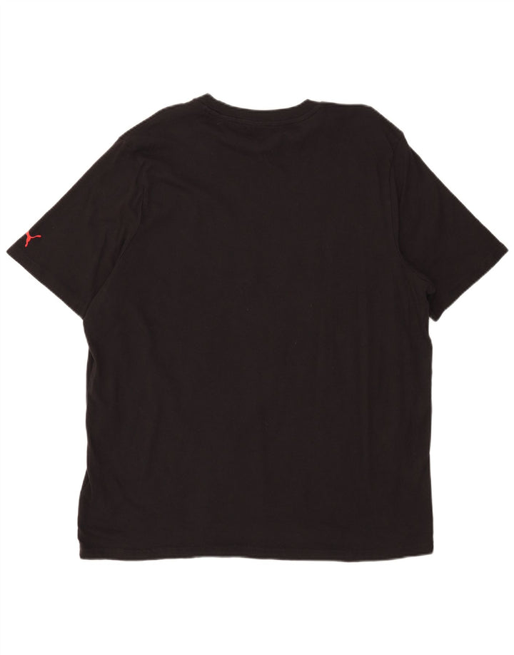 T-shirt grafica da uomo PUMA Top XL in cotone nero