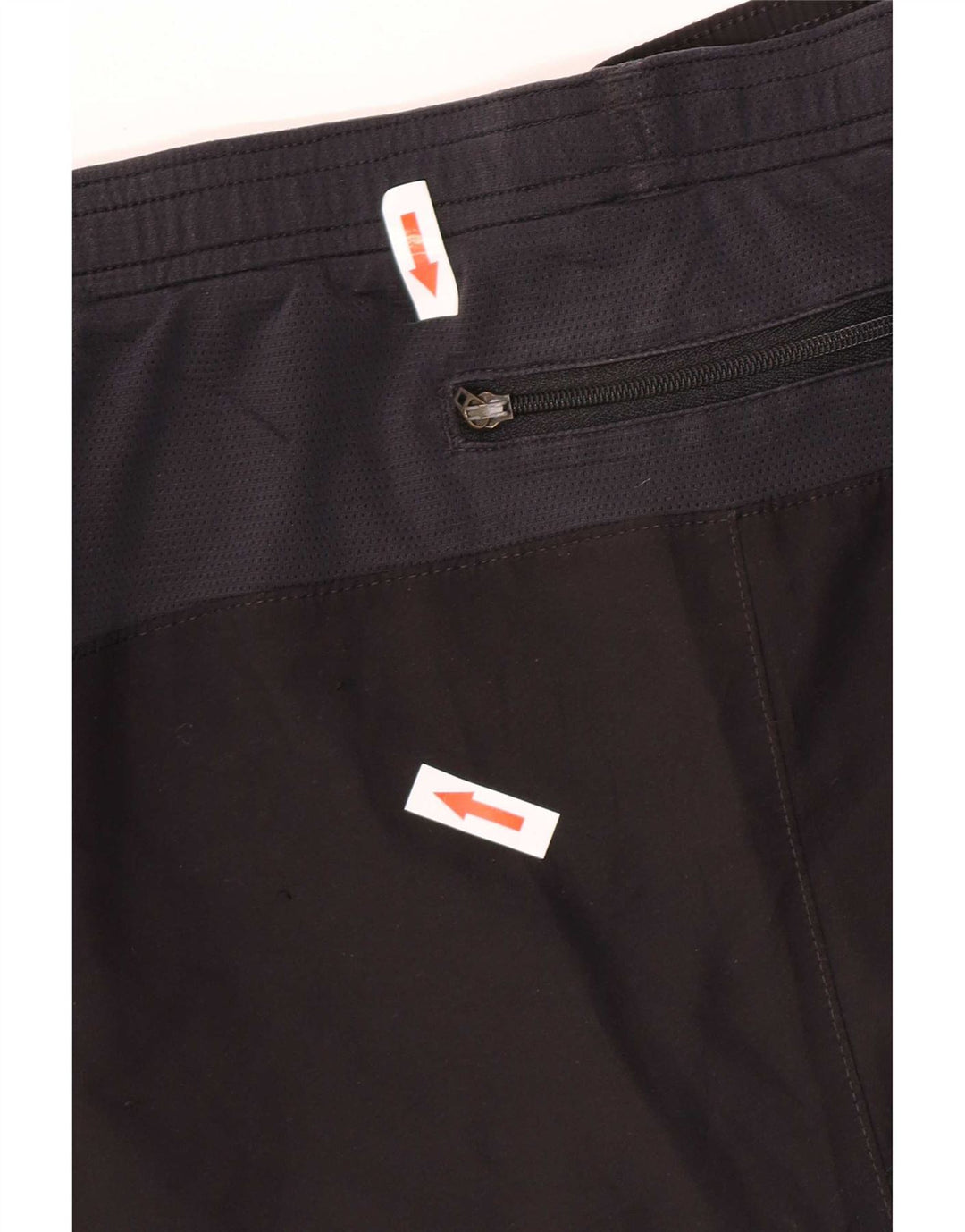 Pantaloncini sportivi Adidas da uomo grandi in poliestere color block nero