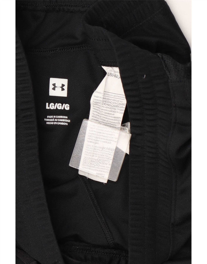 Pantaloni da tuta da uomo Under Armour grandi in poliestere nero