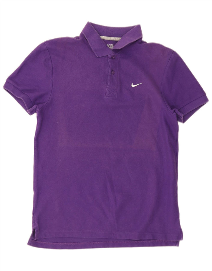 Polo Nike da uomo in cotone viola medio