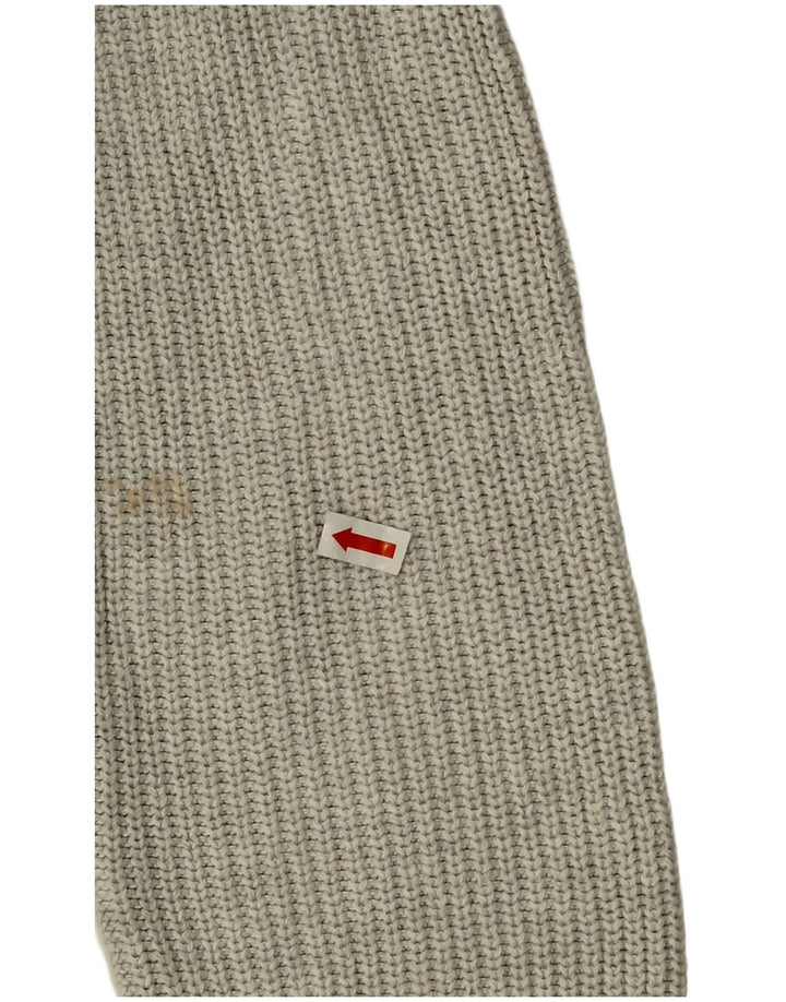 Maglione Zara da uomo con scollo a barca grigio medio