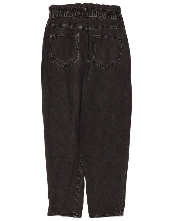 Jeans Zara da donna a vestibilità ampia a vita alta medi W28 L27 Grigi