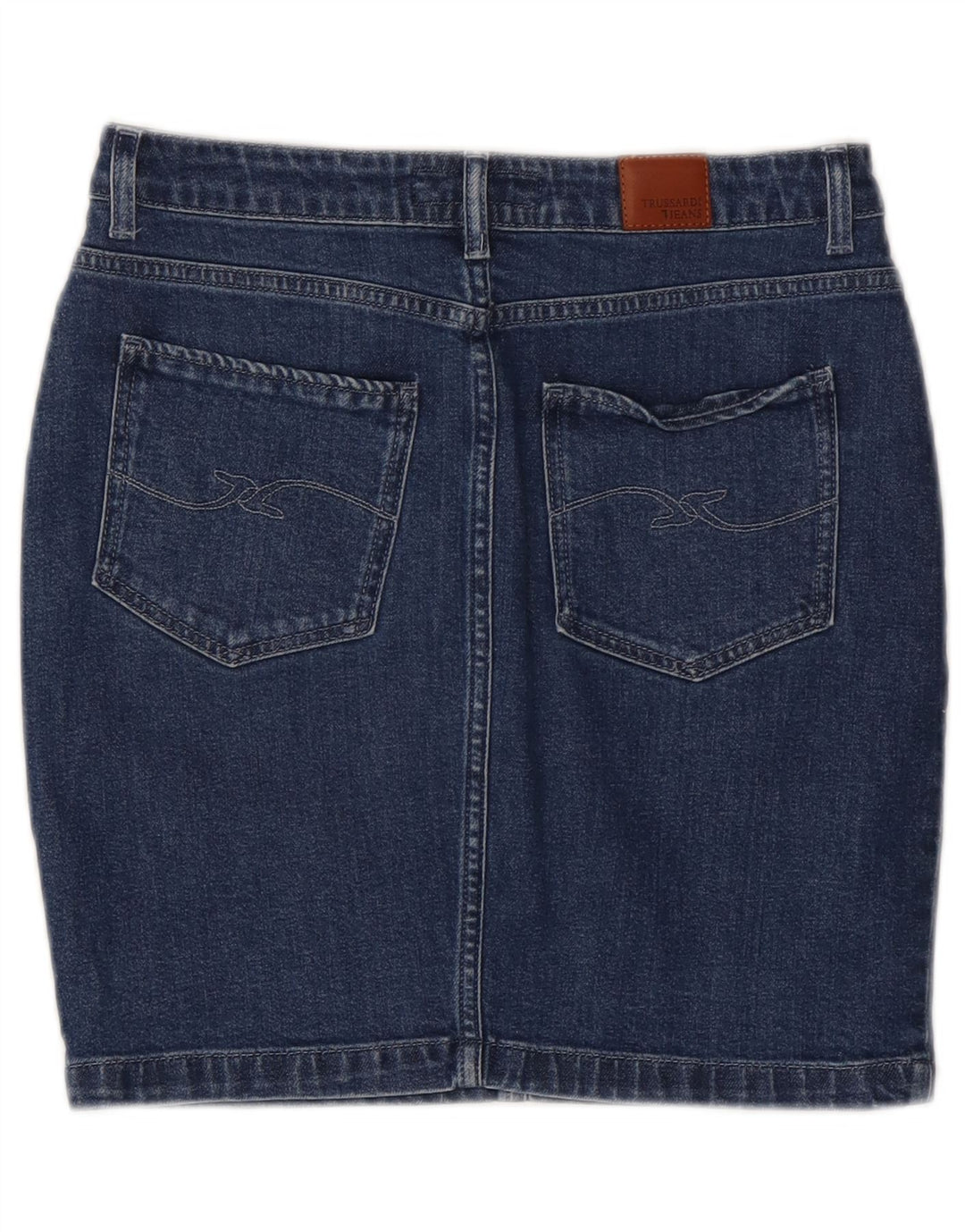 Gonna TRUSSARDI Donna Denim IT 42 Media W28 Blu Cotone
