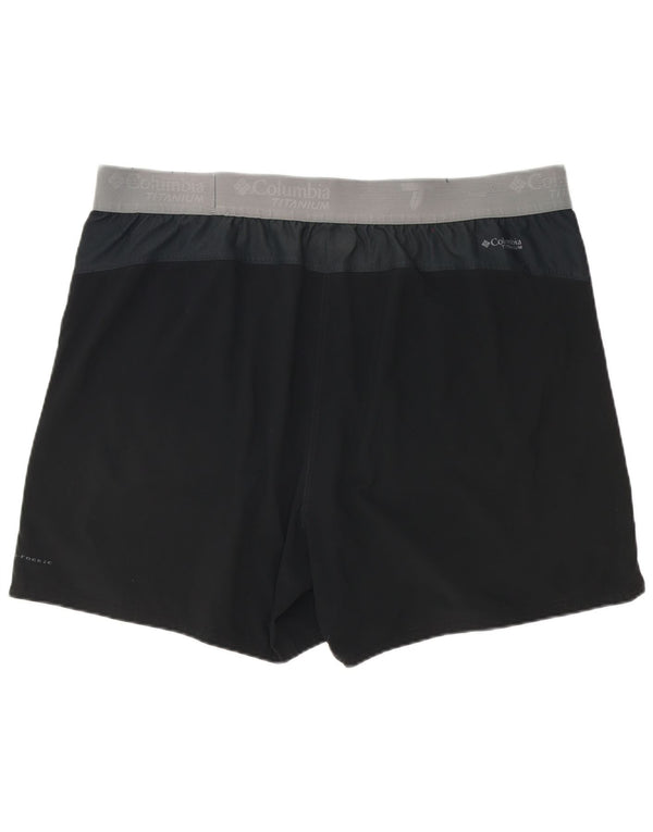 Pantaloncini sportivi Columbia da uomo Titanium Graphic 2XL Poliestere color block nero