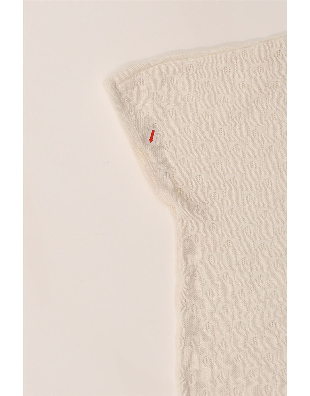 PEPALOVES Womens Oversized V-Neck Jumper Sweater UK 10 Small White Vintage Pepaloves and Second-Hand Pepaloves from Messina Hembry 