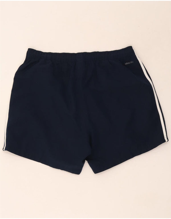 Pantaloncini sportivi Adidas Climalite da uomo XL in poliestere blu navy