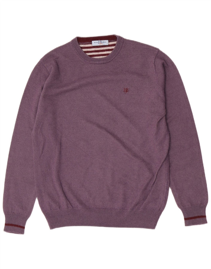 Maglione da uomo girocollo Harmont & Blaine in lana viola medio