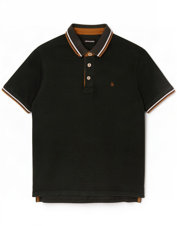 Polo da uomo Jack & Jones piccola in cotone verde