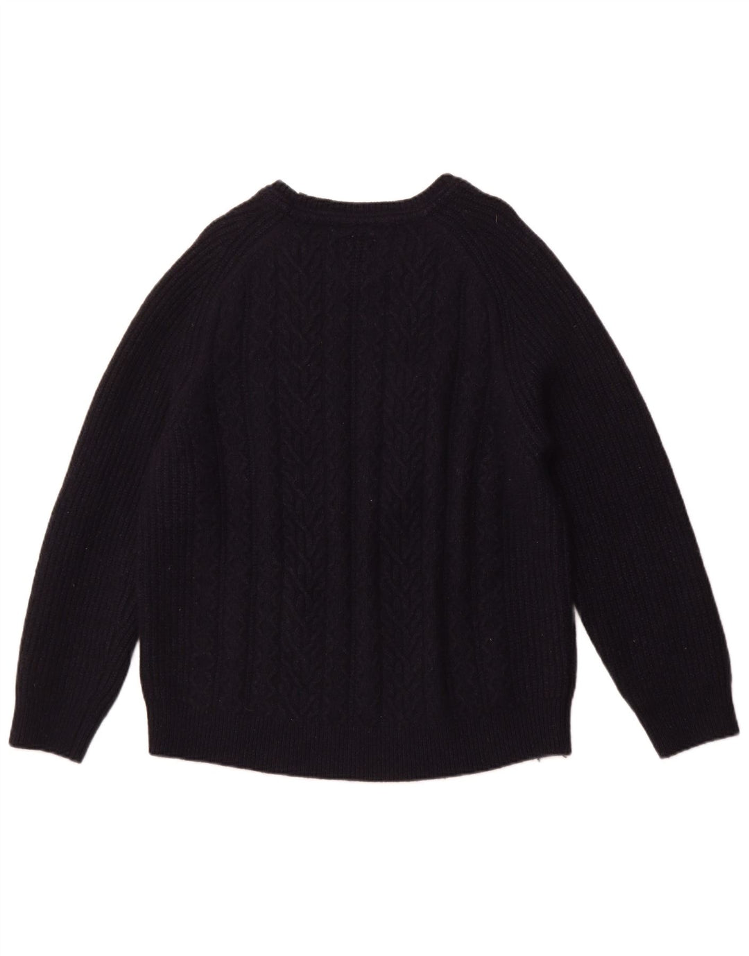 Maglione maglione girocollo da donna Fat Face UK 22 3XL Lana blu navy