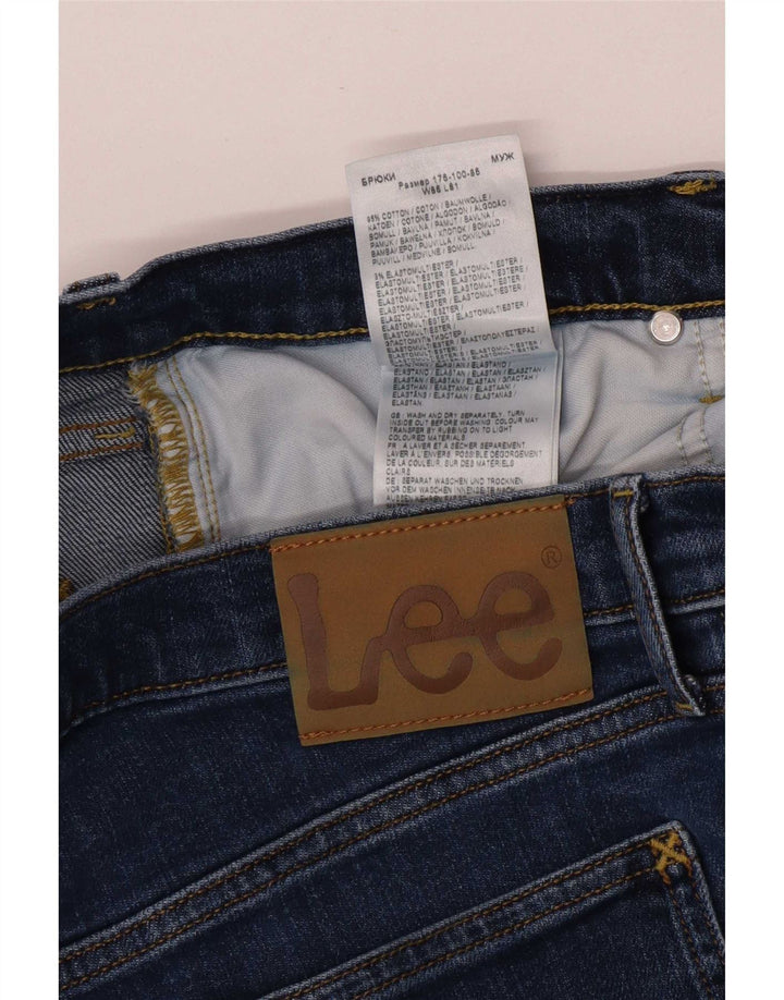 Jeans dritti da uomo Lee Daren Zip Fly W34 L32 cotone blu