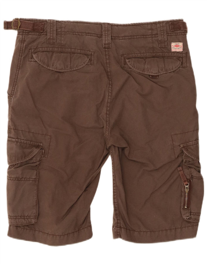 Pantaloncini cargo da uomo Scotch & Soda W31 in cotone marrone medio