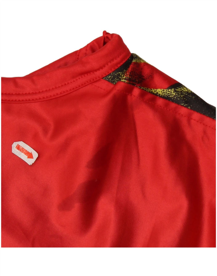 Giacca da tuta senza maniche da uomo BRIKO XL Poliestere color block rosso