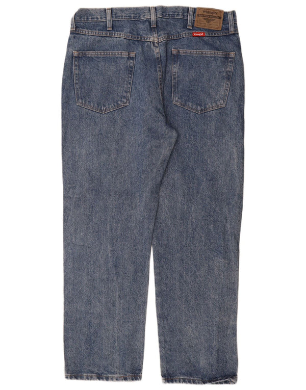 Jeans dritti da uomo Wrangler vestibilità regolare W36 L29 Blu