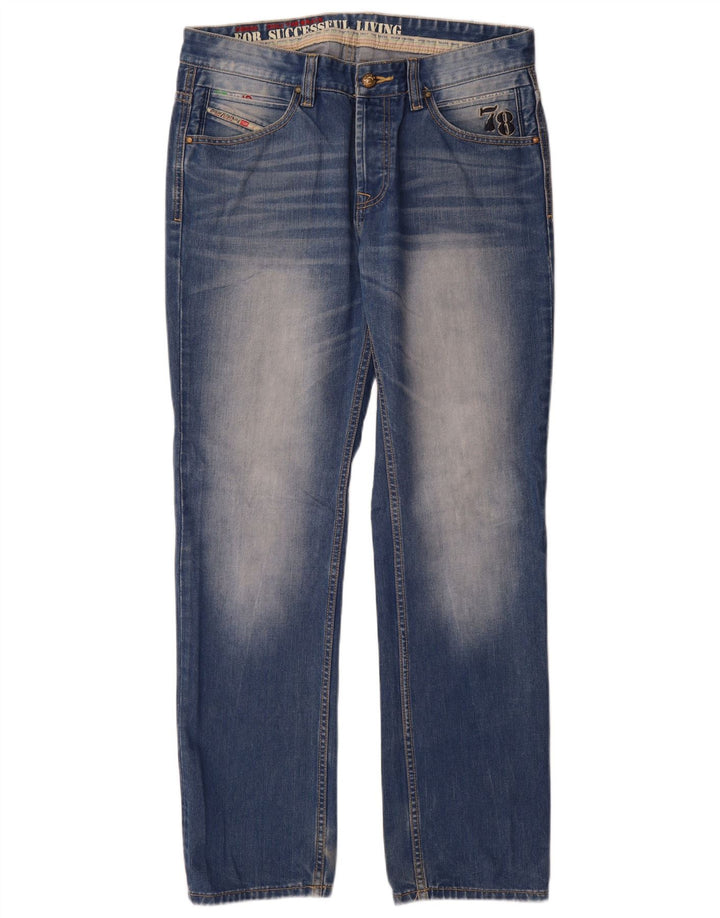 Jeans dritti da uomo Diesel W34 L32 Blu