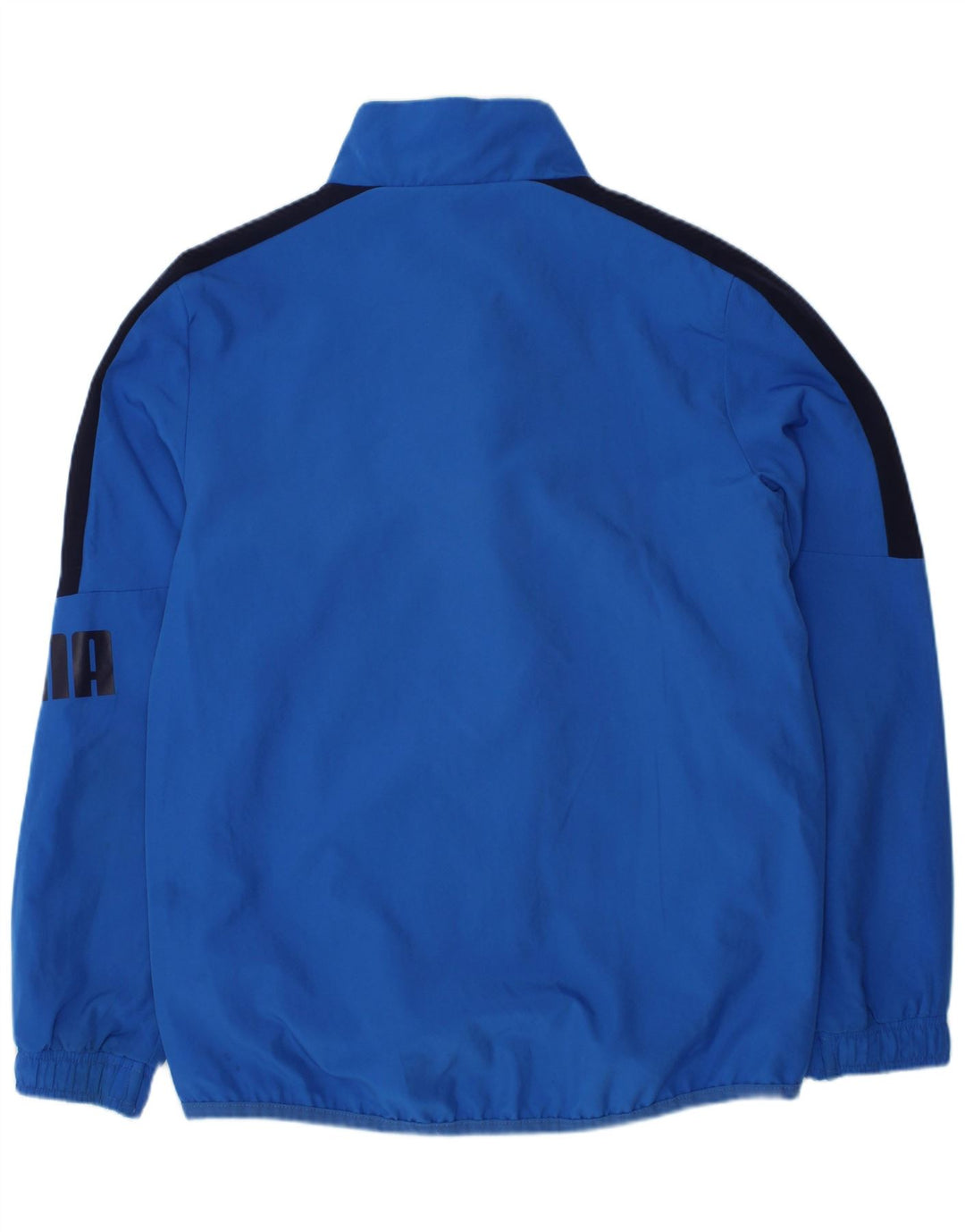 Giacca da ginnastica grafica PUMA da ragazzo 7-8 anni Blu Colourblock