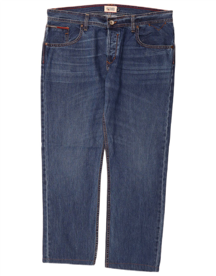 TOMMY HILFIGER Womens Straight Jeans W38 L29 Blue