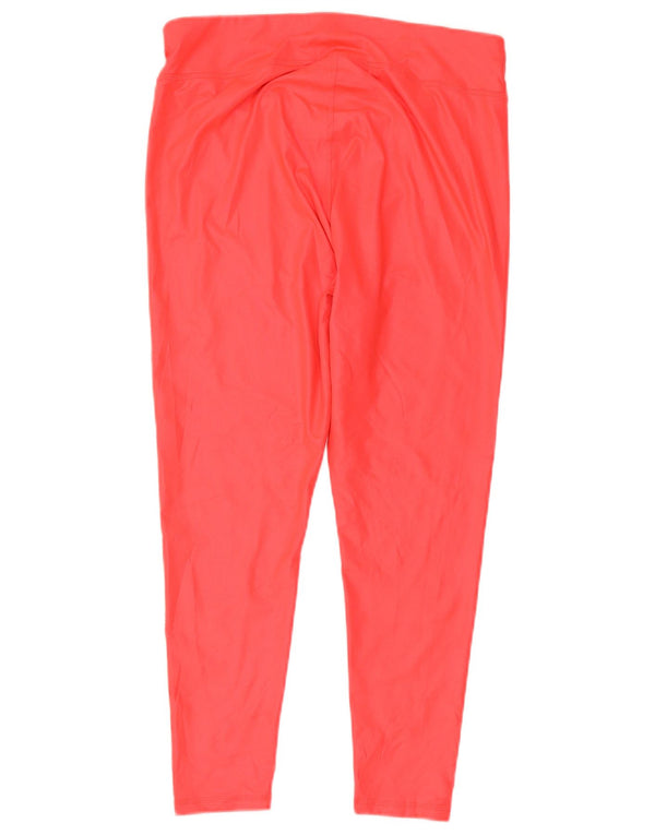 Leggings Capri da donna Puma UK 16 Large Rosso Poliestere