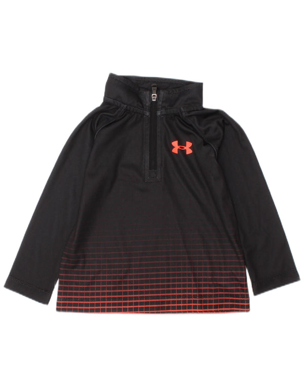 Maglia della tuta pullover per neonato UNDER ARMOUR 6-9 mesi nera geometrica