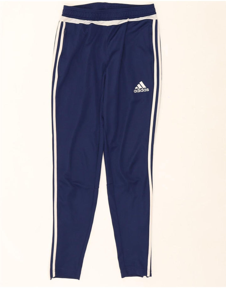 ADIDAS Mens Climacool Tracksuit Trousers Small  Navy Blue Polyester Vintage Adidas and Second-Hand Adidas from Messina Hembry 
