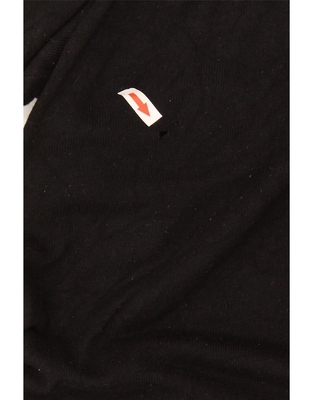 Maglione da donna Marks & Spencer con zip e collo UK 16 grande in viscosa nera