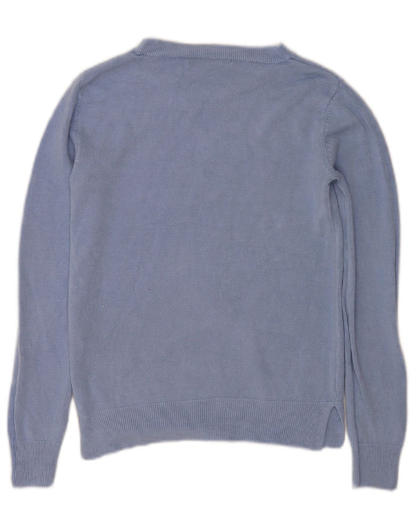 Maglione maglione oversize con scollo a barca da donna Marks & Spencer UK 6 XS Blu