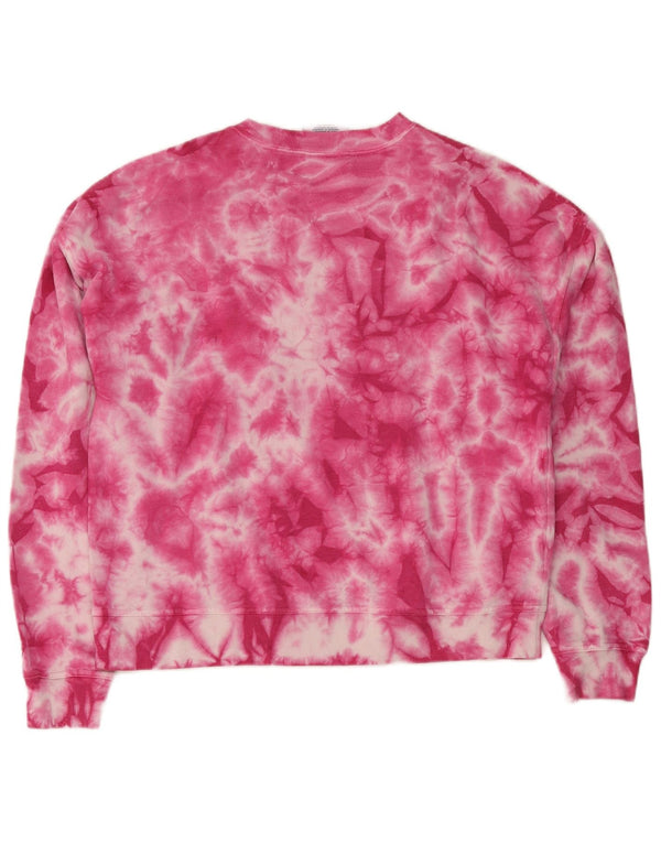 Felpa oversize da donna Champion UK 14 Medium Pink Tie Dye
