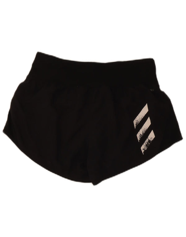 Pantaloncini sportivi Adidas da donna UK 10 piccoli poliestere nero