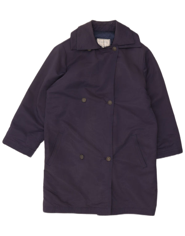 Cappotto doppiopetto da donna Versus By Gianni Versace IT 42 Medio Blu Navy