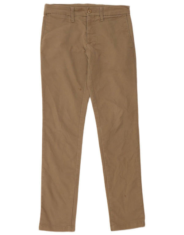 Pantaloni chino slim da uomo CARHARTT W29 L32 in cotone beige