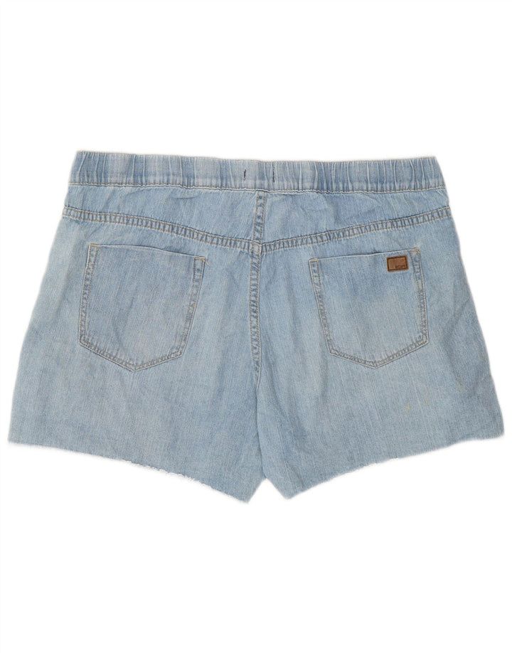 Pantaloncini di jeans da donna Roxy grandi W34 cotone blu