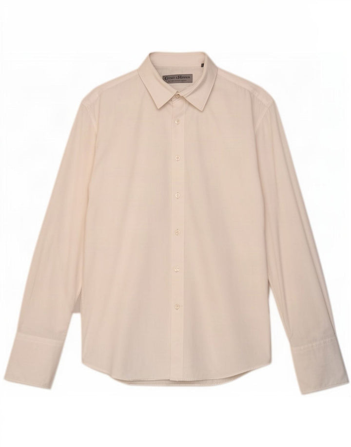 Camicia formale da uomo Gieves & Hawkes taglia 16 1/2 grande cotone bianco