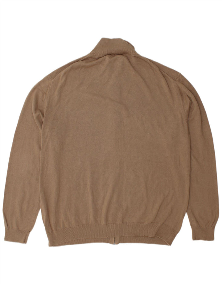 REPLAY Maglione cardigan da uomo XL in cotone beige