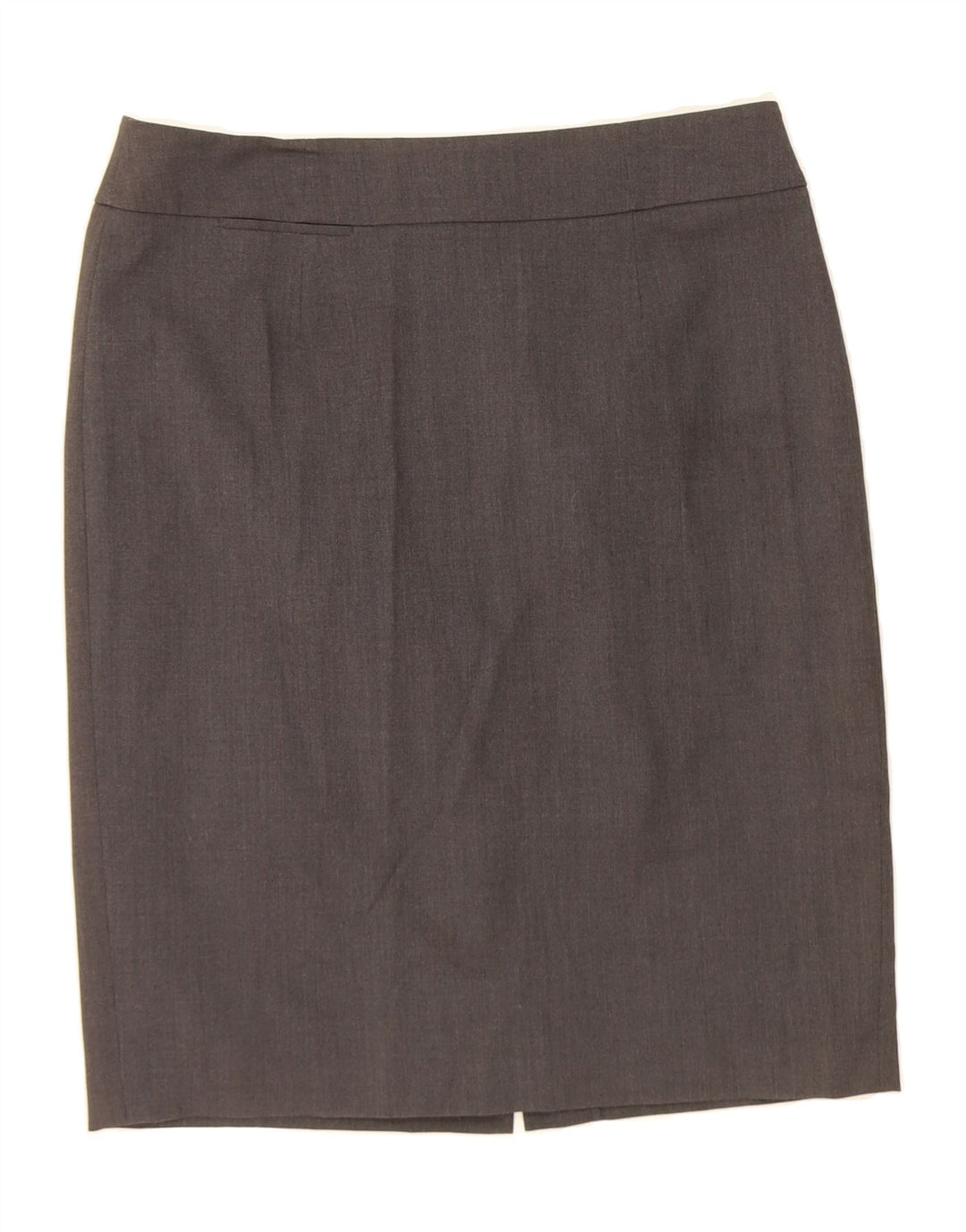CALVIN KLEIN Womens Pencil Skirt US 10 Large W32  Grey Polyester Vintage Calvin Klein and Second-Hand Calvin Klein from Messina Hembry 
