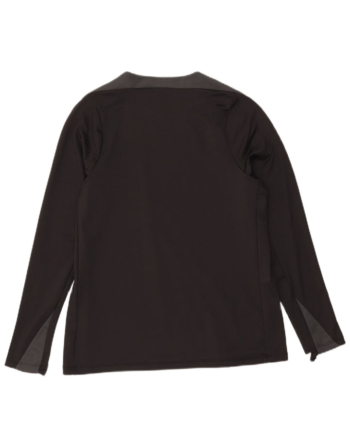 Maglia Nike Dri Fit da uomo a maniche lunghe grande color block nero