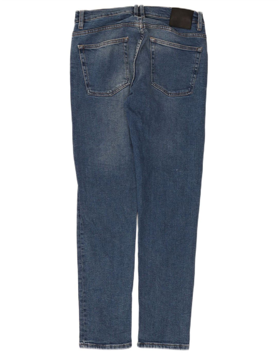Jeans slim da uomo Zara EU 42 Large W32 L31 Cotone blu