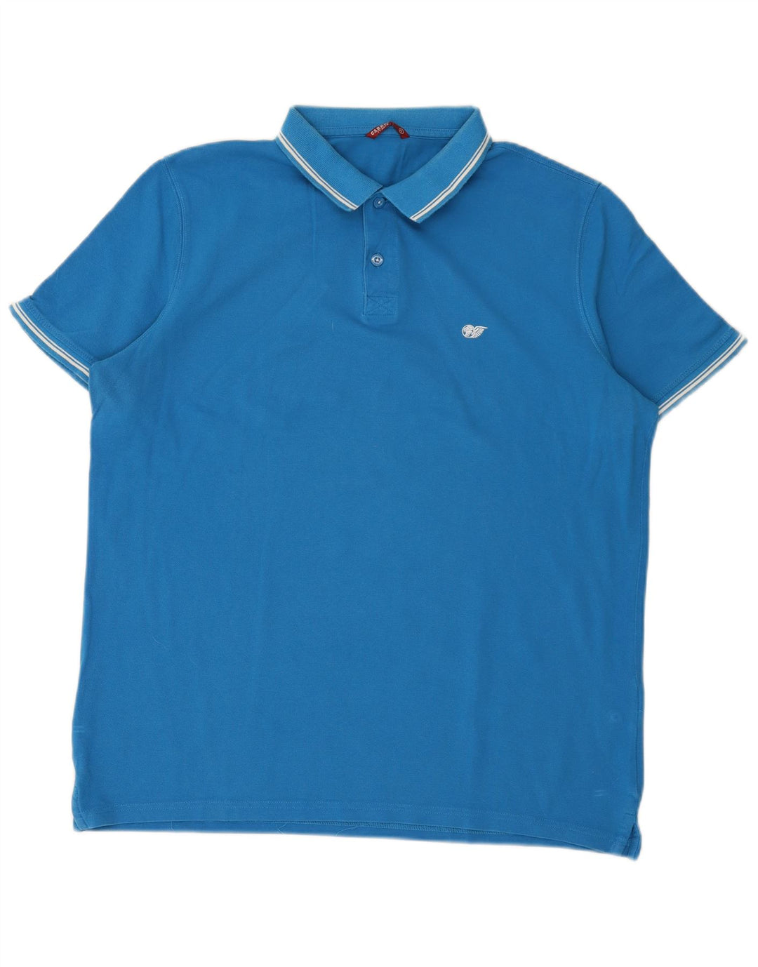 Polo Carrera da uomo XL in cotone blu
