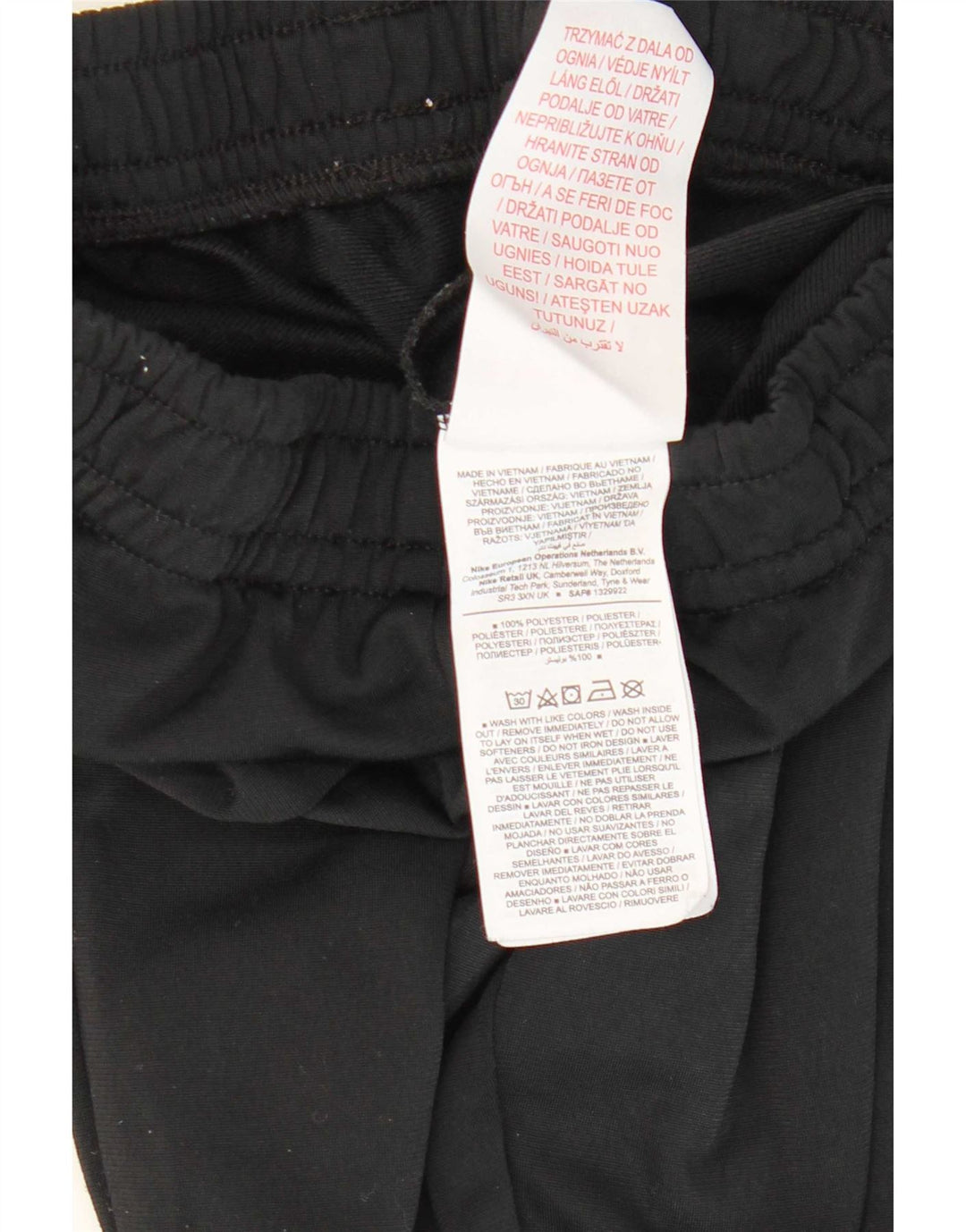 Pantaloni da tuta da ragazzo Nike Joggers 10-11 anni medio nero poliestere