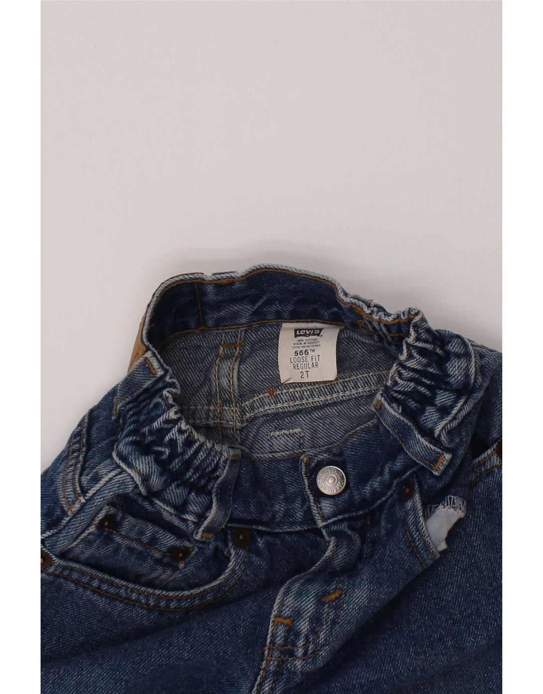 LEVI'S Neonato 566 Jeans dritti regolari 18-24 mesi W20 L10 Blu